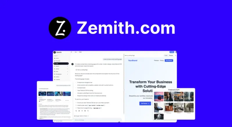 Zemith Lifetime Deal-Every Essential AI Tools In One Workspace