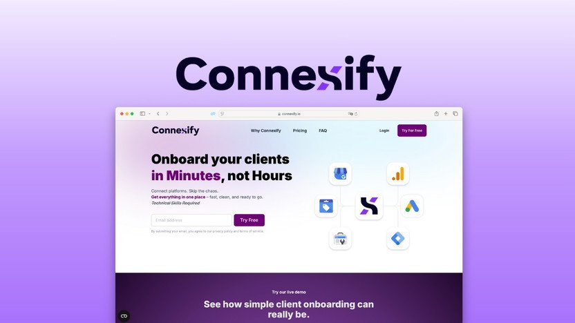 Connexify-Onboard Clients in Minutes With a No-Code Access Setup Tool for Smart Agencies