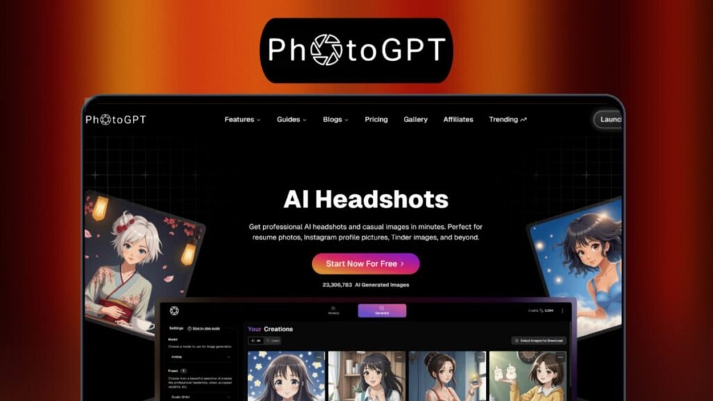 Photogpt Ai-Generate Professional Ai Headshots from Selfies