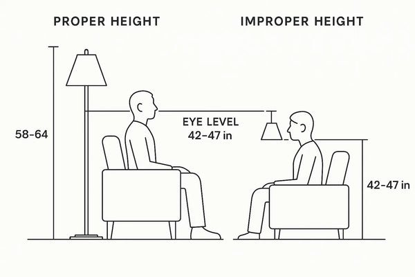 How Tall Should A Floor Lamp Be