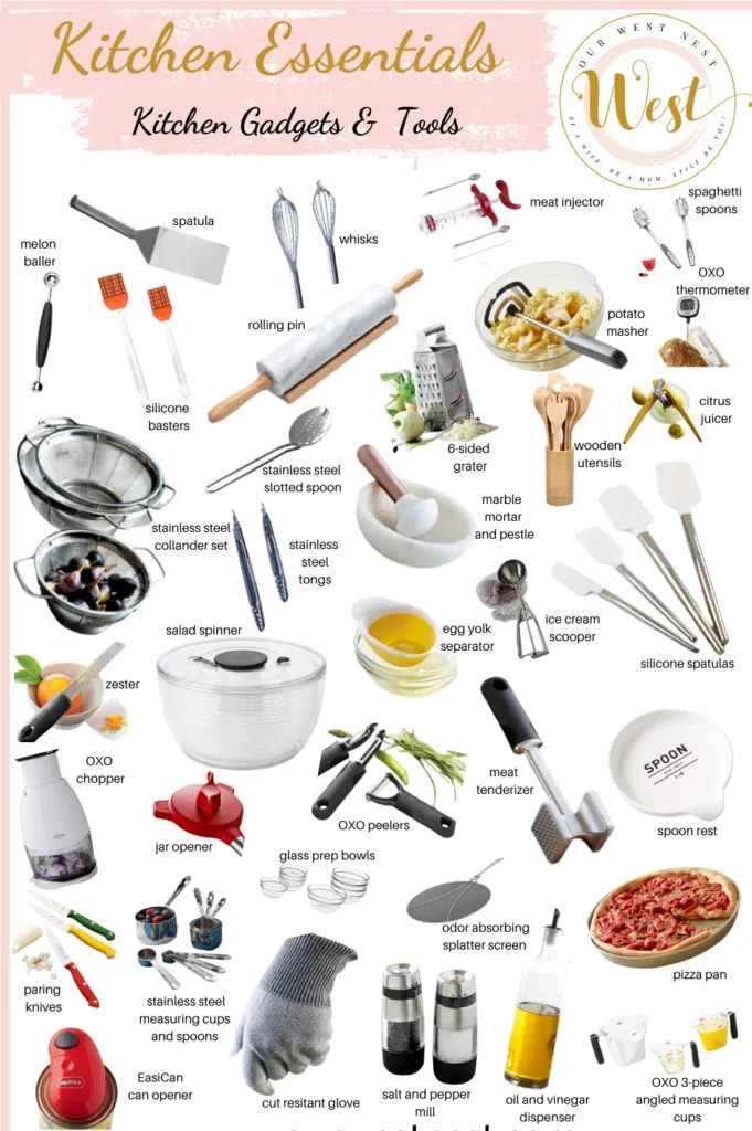 List Of Kitchen Essentials For New Home
