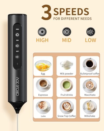 CIRCLE JOY Handheld Milk Frother Reviews