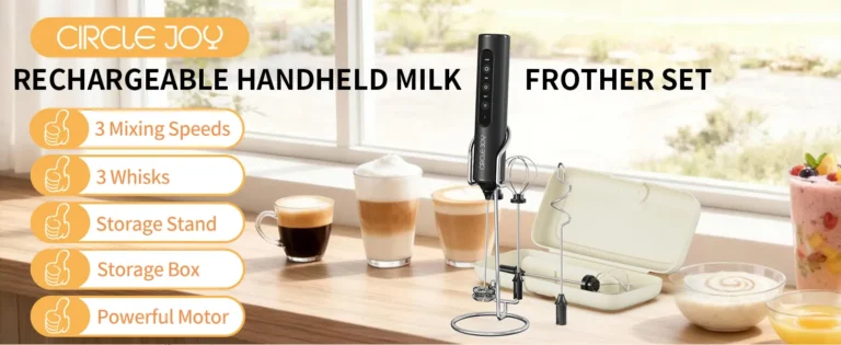 CIRCLE JOY Handheld Milk Frother Reviews